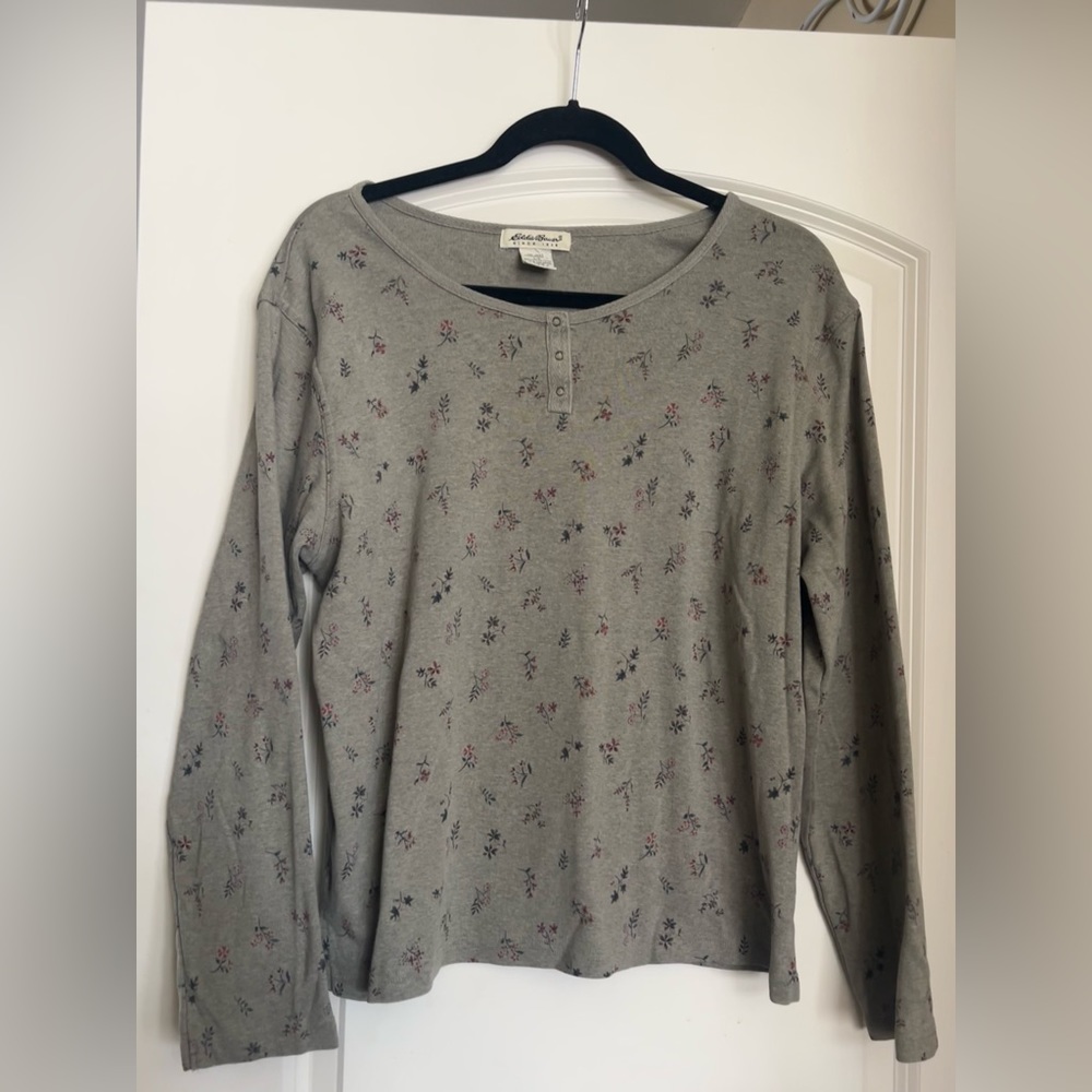Eddie Bauer Floral Long Sleeve
